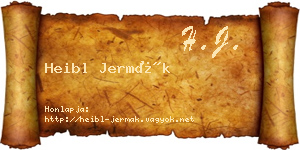 Heibl Jermák névjegykártya